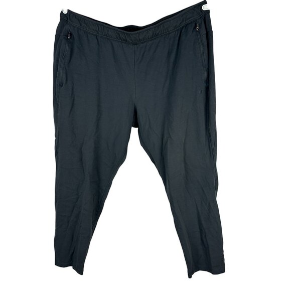 Russell Athletic Mens 2XL Black Track Pants Lightweight Comfortable - Picture 1 of 5